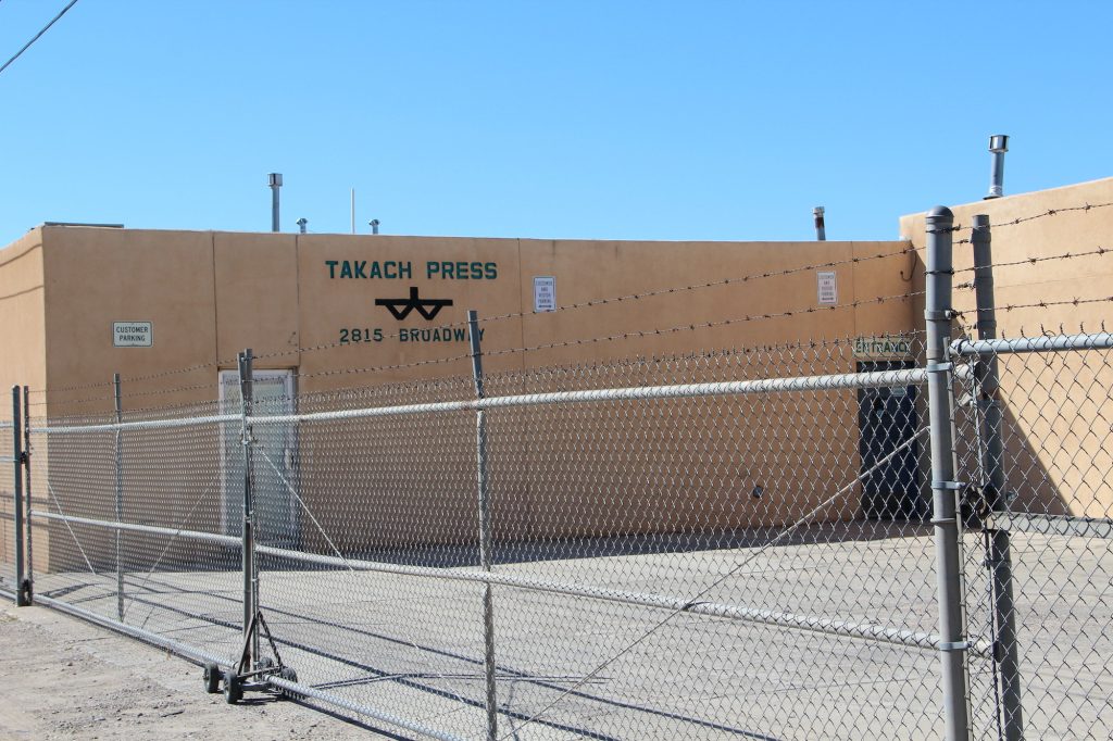 Takach Press Corporation 2815 Broadway Blvd SE, Albuquerque, NM 87102